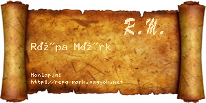 Répa Márk névjegykártya