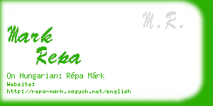 mark repa business card