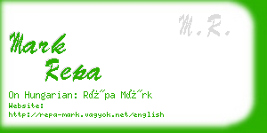 mark repa business card